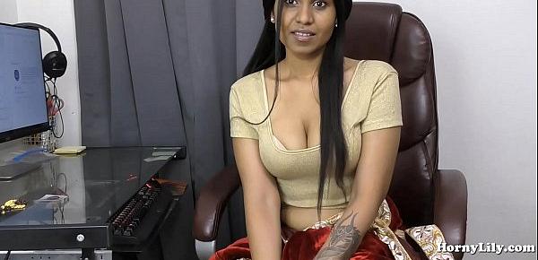  Indian Aunty seducing her nephew POV in Tamil